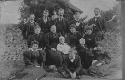 Attfield family group, Lee (Kent), 1896